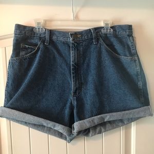wrangler mom denim shorts